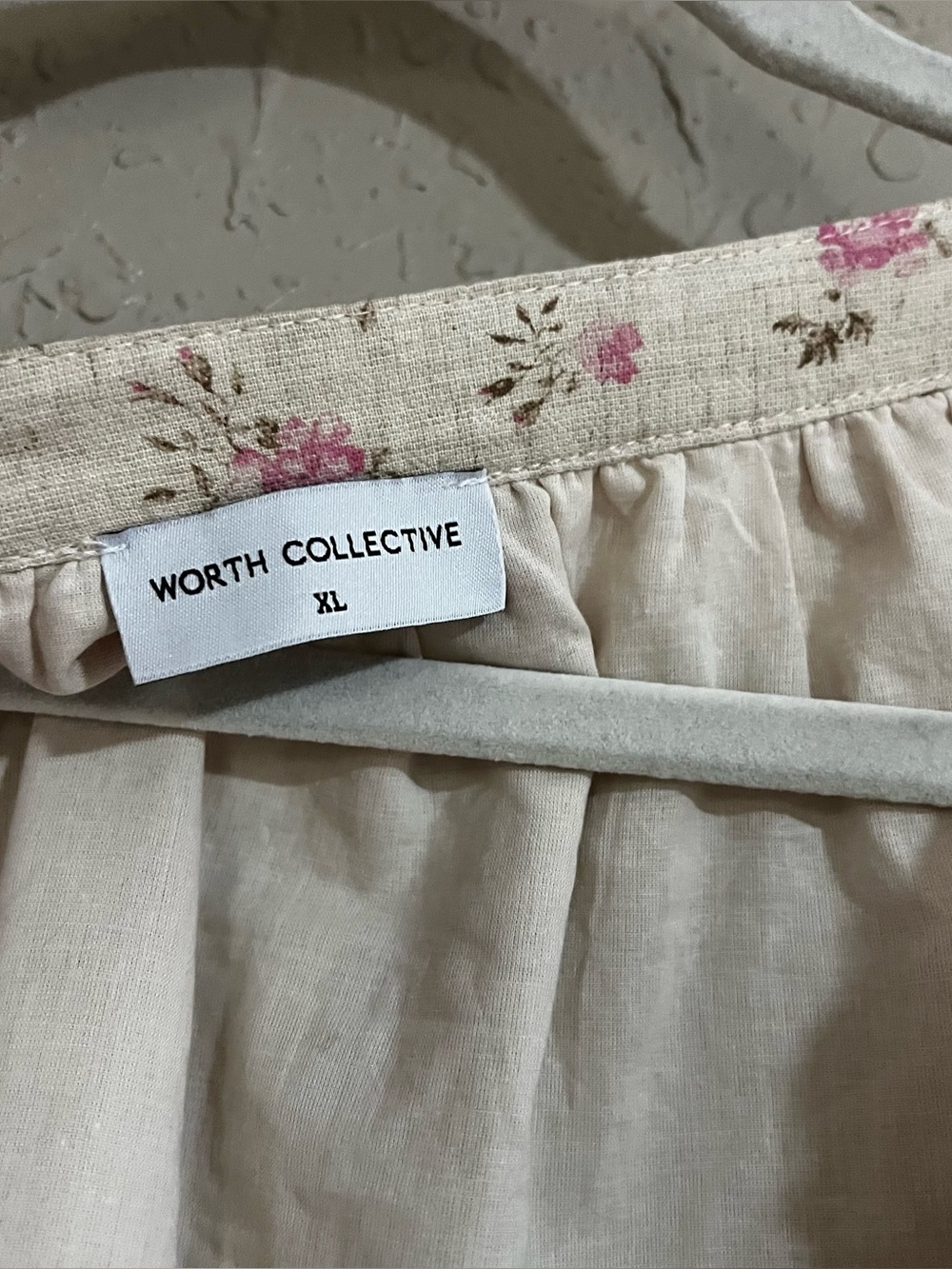 Worth Collective Cara 100% Cotton Floral Maxi Dress Size XL - Picture 7 of 7